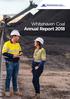 Whitehaven Coal Annual Report 2018