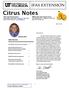 Citrus Notes. March Vol Inside this Issue: