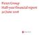 Pictet Group Half-year financial report 30 June 2018