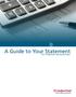 A Guide to Your Statement. For Credential / Nominee Plans