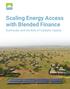 Scaling Energy Access with Blended Finance. SunFunder and the Role of Catalytic Capital
