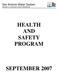 San Antonio Water System PROJECT CONSTRUCTION PROGRAM HEALTH AND SAFETY PROGRAM