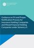 Guidance on Fit and Proper Notification Process for Insurance Holding Companies and Mixed Financial Holding Companies under Solvency II