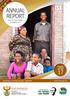annual report Building a Caring Society. Together. for the year ended 31 March 2017 Life and legacy of OR TAMBO. 100 YEARS