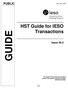 GUIDE. HST Guide for IESO Transactions PUBLIC. Issue 40.0 IMO_GDE_0002