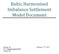 Baltic Harmonised Imbalance Settlement Model Document