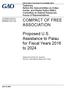 COMPACT OF FREE ASSOCIATION. Proposed U.S. Assistance to Palau for Fiscal Years 2016 to 2024