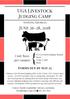 UGA Livestock Judging Camp Athens, Georgia June 26-28, Participant Name: Parent/Guardian: Phone: Address: City: State: Zip: School: