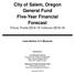 City of Salem, Oregon General Fund Five-Year Financial Forecast