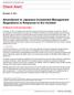 Amendment to Japanese Investment Management Regulations in Response to AIJ Incident