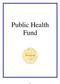 Public Health Fund G 1
