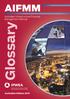 AIFMM. Glossary. Australian Infrastructure Financial Management Manual