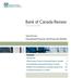 Bank of Canada Review