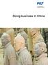 Accountants & business advisers. Doing business in China