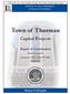 Town of Thurman. Capital Projects. Report of Examination. Thomas P. DiNapoli. Period Covered: January 1, 2012 June 30, M-431