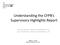 Understanding the CFPB s Supervisory Highlights Report