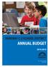 PARKWAY C-2 SCHOOL DISTRICT ANNUAL BUDGET St. Louis County M issouri