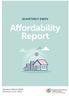 QUARTERLY EWOV. Affordability Report