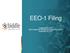 EEO-1 Filing. A presentation of the BCG Institute for Workforce Development (BCGi) September 29, 2017
