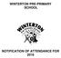 WINTERTON PRE-PRIMARY SCHOOL