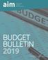Accelerate Indiana Municipalities BUDGET BULLETIN ISSUED: JUNE 2018
