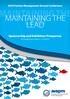 AVA Practice Management Annual Conference MAINTAINING LEAD LEAD. Sponsorship and Exhibition Prospectus. The Establishment Sydney, 5-7 July 2014