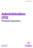 Version 2, October Administration (11) Workbook Appendices. scouts.org.uk/join #SkillsForLife