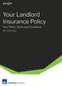Your Landlord Insurance Policy