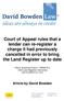Court of Appeal rules that a lender can re-register a charge it had previously cancelled in error to bring the Land Register up to date