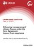 Enhancing transparency of climate finance under the Paris Agreement: lessons from experience