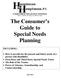 The Consumer s Guide to Special Needs Planning