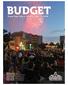 BUDGET. Fiscal Year July 1, 2018 to June 30, 2019