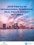2018 Profile of International Residential Real Estate Activity in Florida