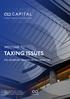 WELCOME TO TAXING ISSUES THE QUARTERLY BULLETIN FROM CAPITAL GES