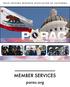 MEMBER SERVICES. porac.org