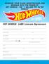HOT WHEELS LABS Licensee Agreement
