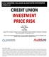CREDIT UNION INVESTMENT PRICE RISK