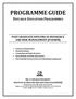 PROGRAMME GUIDE POST GRADUATE DIPLOMA IN INSURANCE AND RISK MANAGEMENT (PGDIRM)