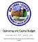 Operating and Capital Budget. Fiscal Year July 1, 2017 June 30, 2018