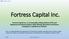 Fortress Capital Inc.
