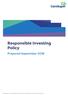 Responsible Investing Policy
