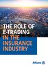 THE ROLE OF E-TRADING IN THE INSURANCE INDUSTRY