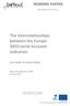 The interrelationships between the Europe 2020 social inclusion indicators