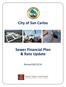 City of San Carlos Sewer Financial Plan & Rate Update