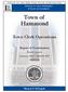 Town of Hammond. Town Clerk Operations. Report of Examination. Period Covered: January 1, 2013 April 30, M-350