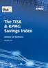 The TISA & KPMG Savings Index. Database and Dashboard