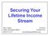 Securing Your Lifetime Income Stream