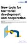 New tools for territorial development and cooperation
