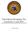 Guest Room Occupancy Tax Local Law 2, year 2017