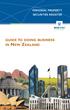 PERSONAL PROPERTY SECURITIES REGISTER GUIDE TO DOING BUSINESS IN NEW ZEALAND
